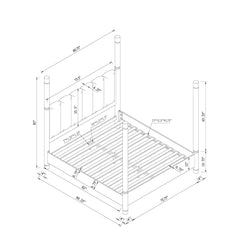 Sarai - 5 Pieces Bedroom Set With Upholstered Headboard