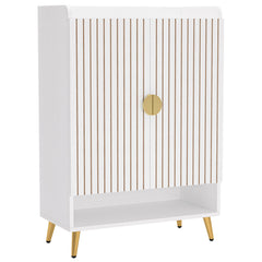 Shoe Cabinet With Doors, 7 Tier Storage Organizer