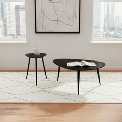 Xander - Triangular Coffee And End Table Set
