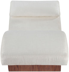 Marcella - Chaise Lounge - Walnut Base