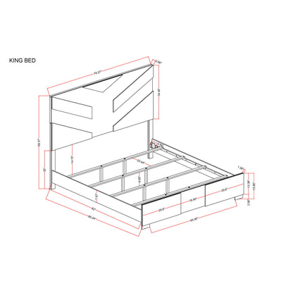 Prime - Bed With LED Headboard