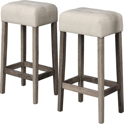 Transitional Backless Counter Stool (Set of 2)