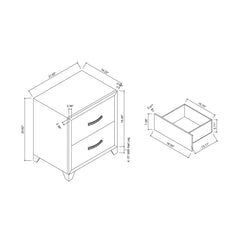 Carlos - Nightstand - Black