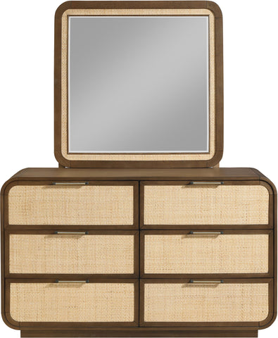 Windsor - Solid Wood Mirror - Brown
