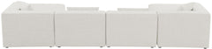 Cube - Linen 6 Piece Modular Double Chaise Sectional