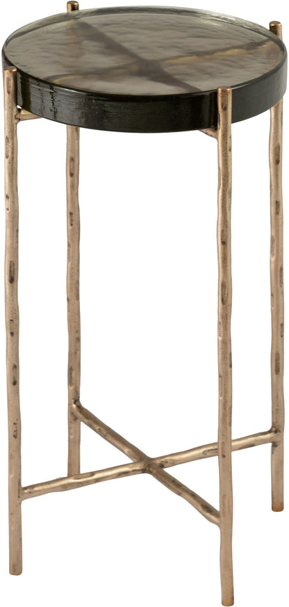 Vetra - Iron Base Bunching End Table - Brass