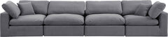 Comfy - Velvet Modular Sofa 4 Seats