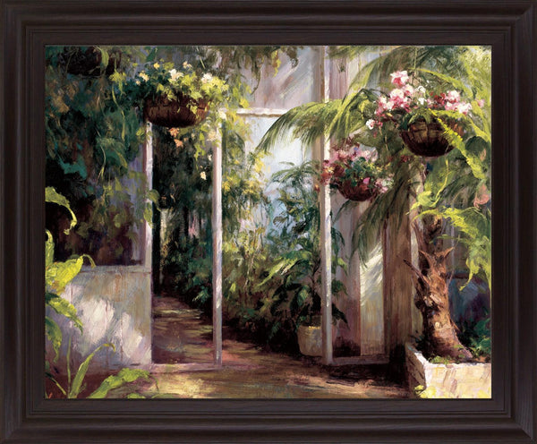 Verdant Solarium - 28" x 34" Framed Wall Art
