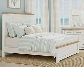Savonport - Queen/King Platform Rails - White