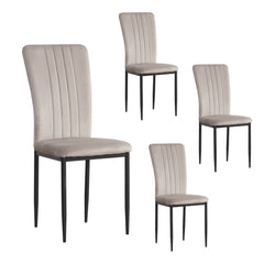 Velvet Dining Chairs For Dining Room (Set of 4)