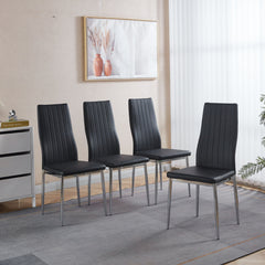 Chrome Leg Dining Chair (Set of 4)