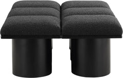 Pavilion - 6 Piece Modular Bench With Black Base