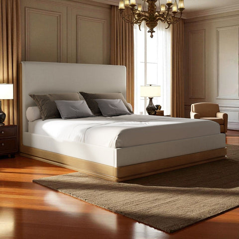 Zoey - Queen Bed - Beige