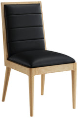 Bristol - Faux Leather Dining Chair With Natural Legs (Set of 2)