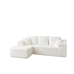 Modular Cloud Sectional Couch With L Shape Chaise, Deep Seat