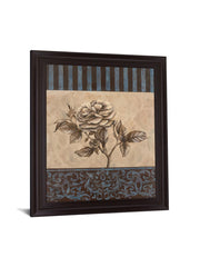 Blue Tranquility Bloom - 28" x 34" Framed Wall Art