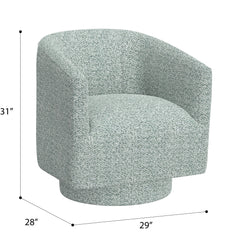 Contemporary Style Swivel Accent Chair