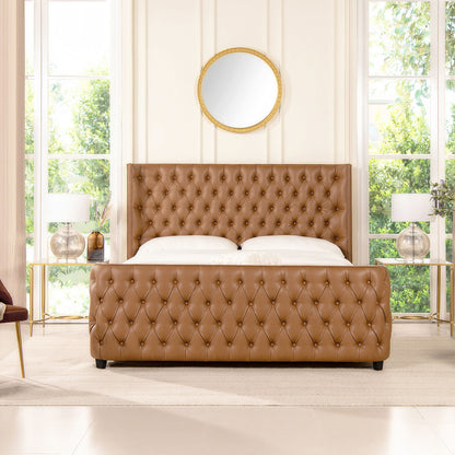 Brooklyn - Tufted Panel Bed Headboard And Footboard Set