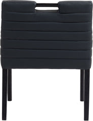 Aimee - Dining Arm Chair - Black Legs