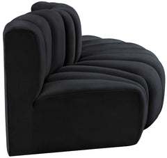 Arc - Velvet 3 Piece Modular Sofa