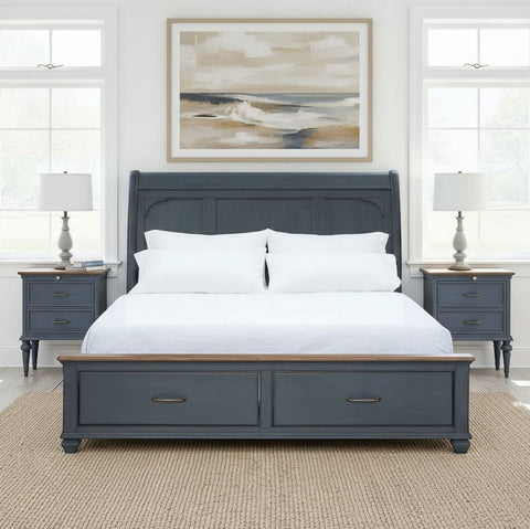 Sleigh Bed & USB Ports