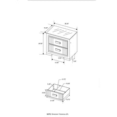 Isaiah - Nightstand With Upholstered Frame