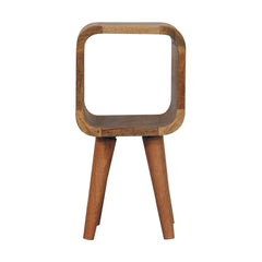 Minimalist Open Curved Nightstand