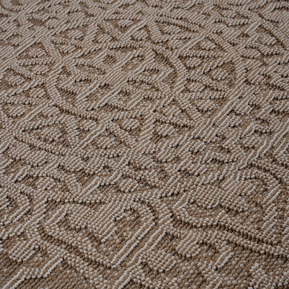 Guros - 8' X 10' Medallion Indoor / Outdoor Area Rug - Beige