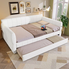 Upholstered Platform Bed With USB Charging