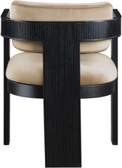 Sacha - Velvet Dining Chair With Black Base (Set of 2)