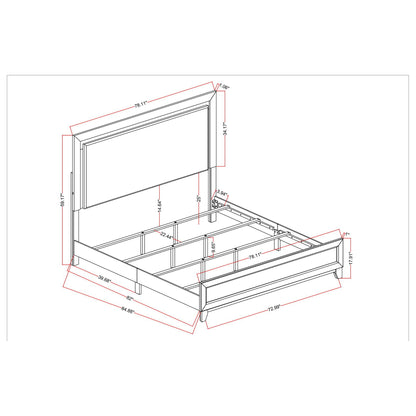 Harry - 5 Piece Bedroom Set With LED