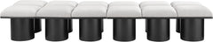 Pavilion - 12 Piece Modular Bench With Black Base