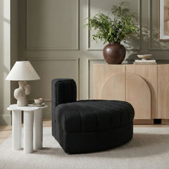 Rummi - Velvet Performance Fabric Upholstered Modular Chair