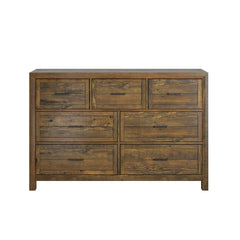 7 Drawer Dresser - Brown - Wood