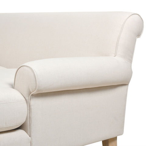 Alana - L-Shape Reversible Sectional Sofa - Light Beige