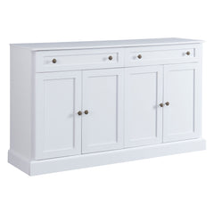 Kitchen Sideboard Storage Buffet Cabinet With 2 Drawers & 4 Doors Adjustable Shelves For Dining Room, Living Room