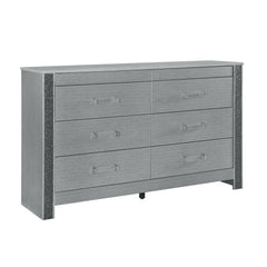 Lorenzo - 5 Piece Bedroom Set With Glittered Detailing