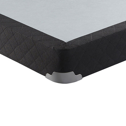 Maynard - Twin Low Profile Box Spring Foundation With Memory Foam Support And Breathable Design - Gray