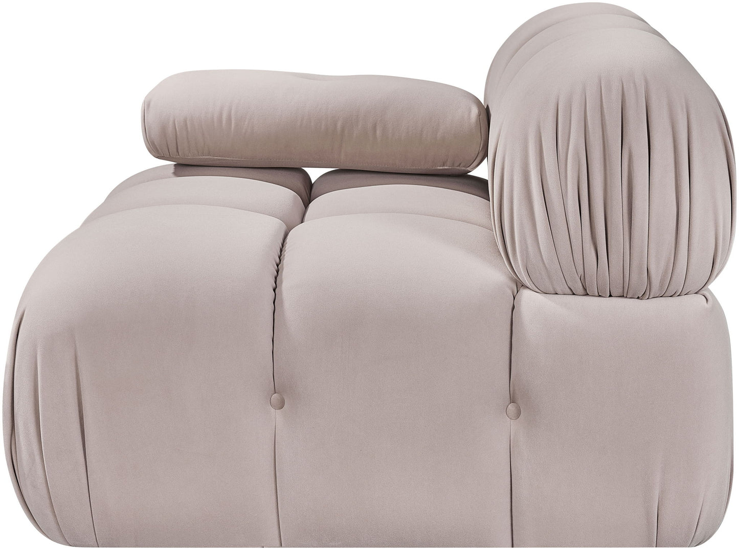 Orin - Velvet Performance Fabric Upholstered Modular Chair
