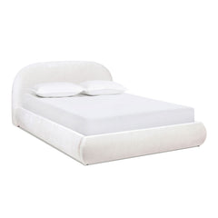 Archie Puffy Grounded - Upholstered Platform Bed