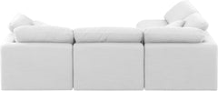 Indulge - Linen 4 Piece Modular Sectional - White