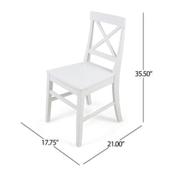 Plethora - Dining Chair With X Shaped Back (Set of 2)