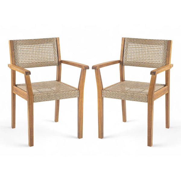 Amaris - Outdoor Dining Chair (Set of 2) - Teak