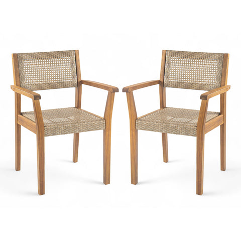 Amaris - Outdoor Dining Chair (Set of 2) - Teak