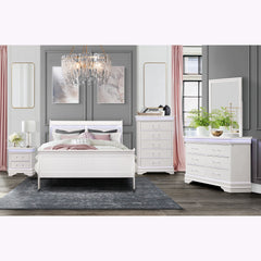 Charlston - 5 Piece Bedroom Set With LED Headboard