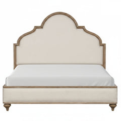 3 Piece Bed Set With 2 Nightstands, Upholstered Headboard, USB Ports