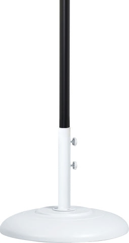 Amalfi - Patio Umbrella - White Base / Black Pole