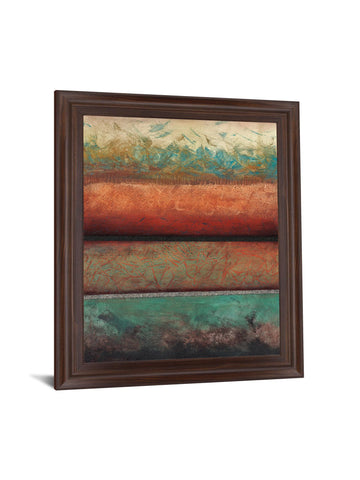 Terracotta Ember - 28" x 34" Framed Wall Art