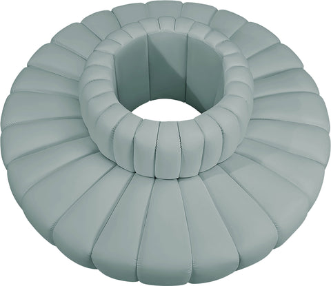 Arc - Faux Leather 8 Piece Round Modular Sofa