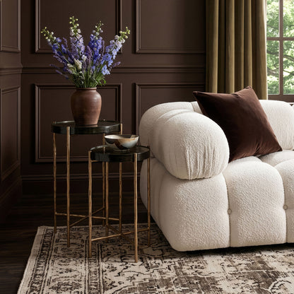 Vetra - Iron Base Bunching End Table - Brass